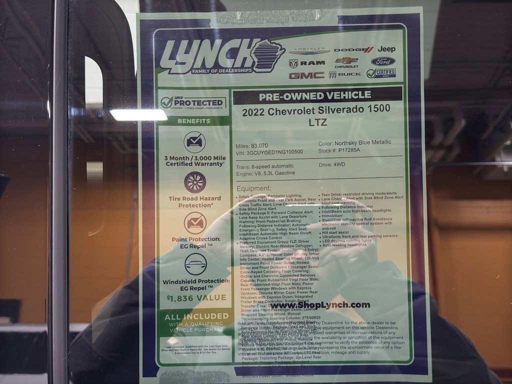 Used 2022 Chevrolet Silverado 1500 LTZ w/ Safety Package II image 38