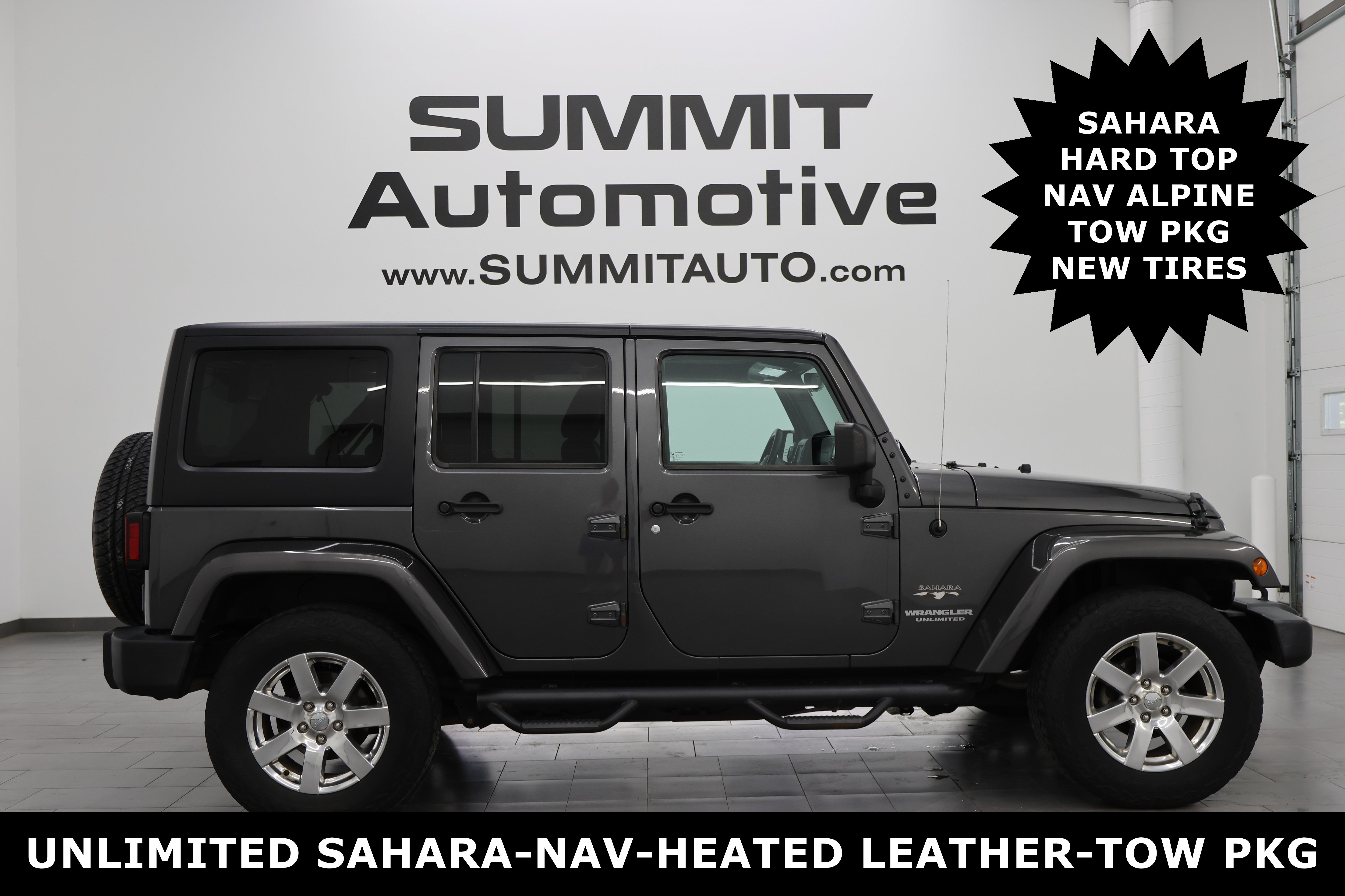 Used 2017 Jeep Wrangler Unlimited Sahara w/ Connectivity Group AWD/4WD image 1
