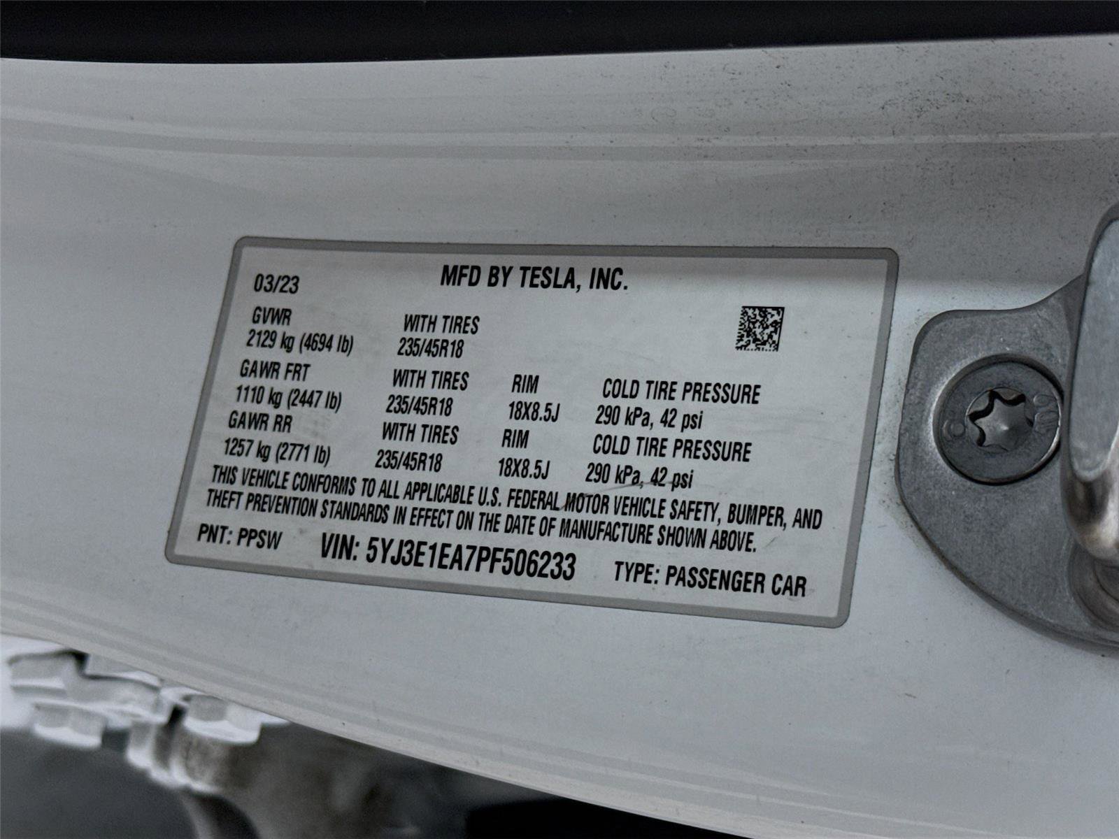 Used 2023 Tesla Model 3 Standard Range RWD image 27