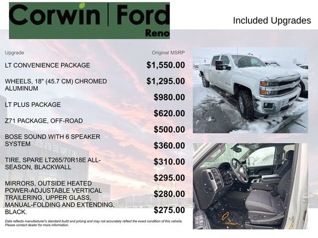 Used 2016 Chevrolet Silverado 2500 LT w/ LT Convenience Package image 8