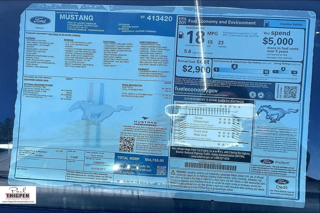 New 2025 Ford Mustang GT Premium image 14