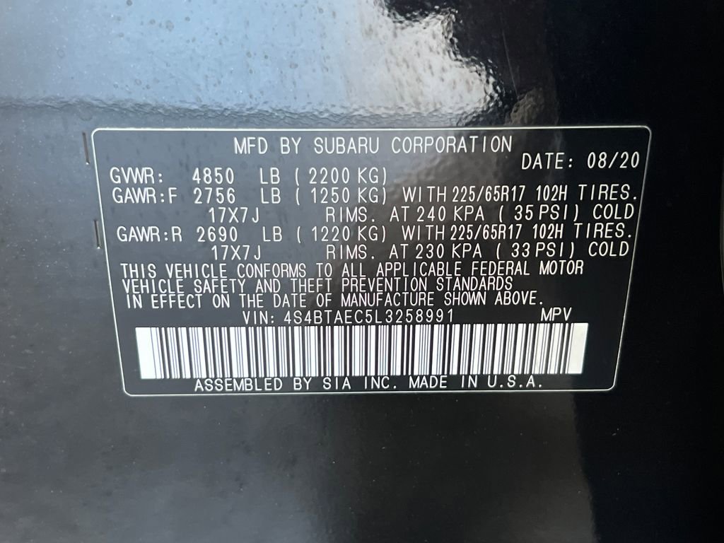 Used 2020 Subaru Outback Premium w/ Popular Package #1 image 35