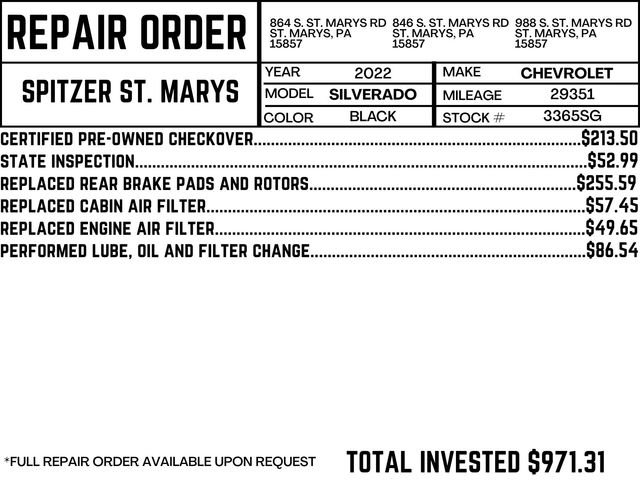 Used 2022 Chevrolet Silverado 1500 Custom image 4