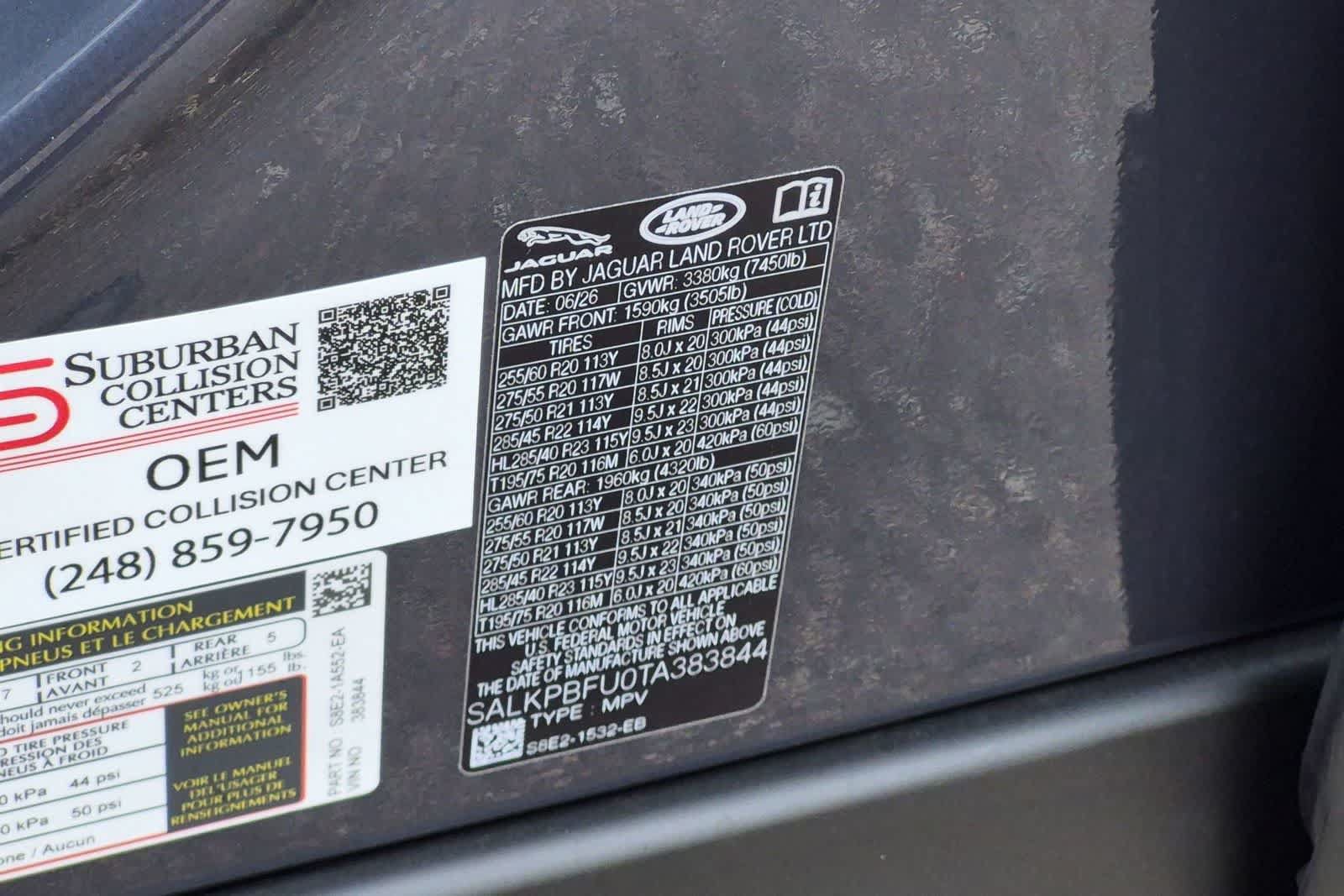 New 2026 Land Rover Range Rover Long Wheelbase SE AWD/4WD image 38
