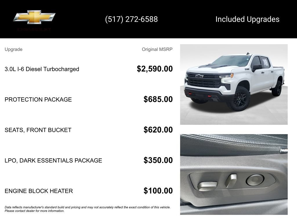Certified 2024 Chevrolet Silverado 1500 LT Trail Boss w/ Protection Package AWD/4WD image 15