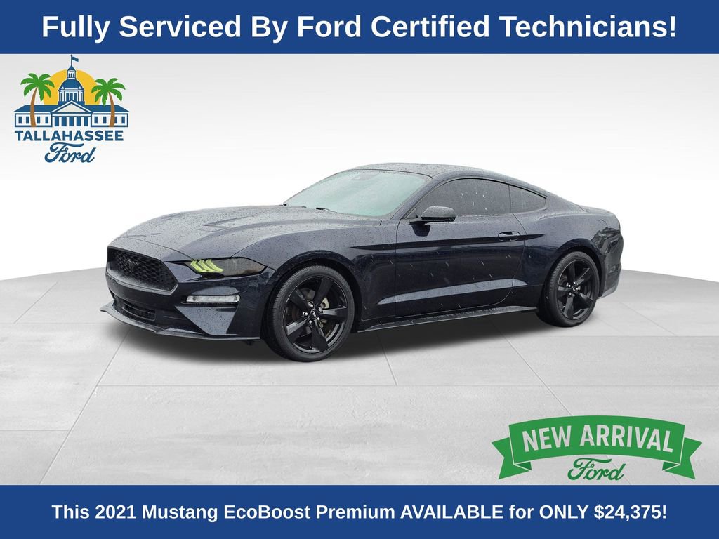 Used 2021 Ford Mustang Premium w/ Black Accent Package image 1