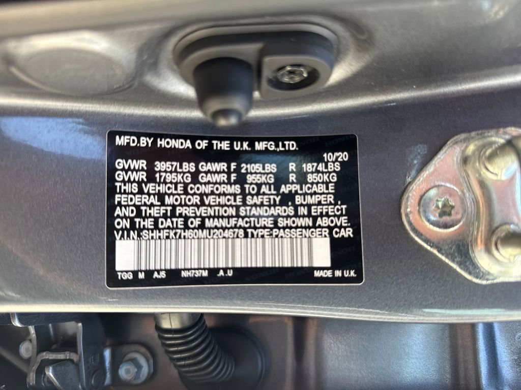 Used 2021 Honda Civic EX image 30