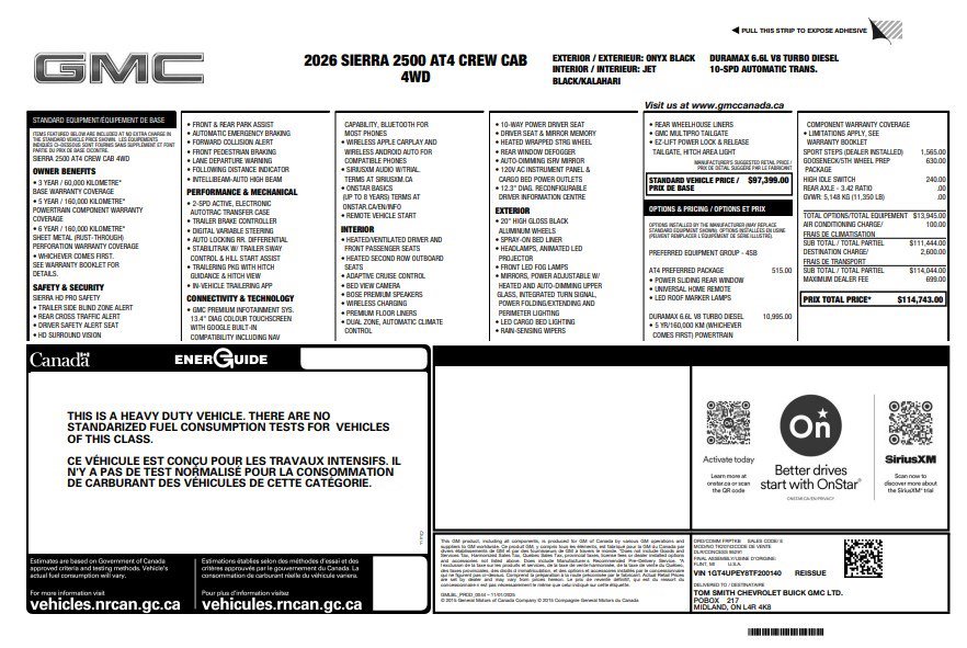 Certified 2026 GMC Sierra 2500 AT4 AWD/4WD image 32
