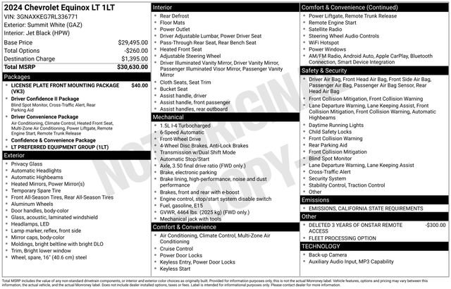 Used 2024 Chevrolet Equinox LT video 3