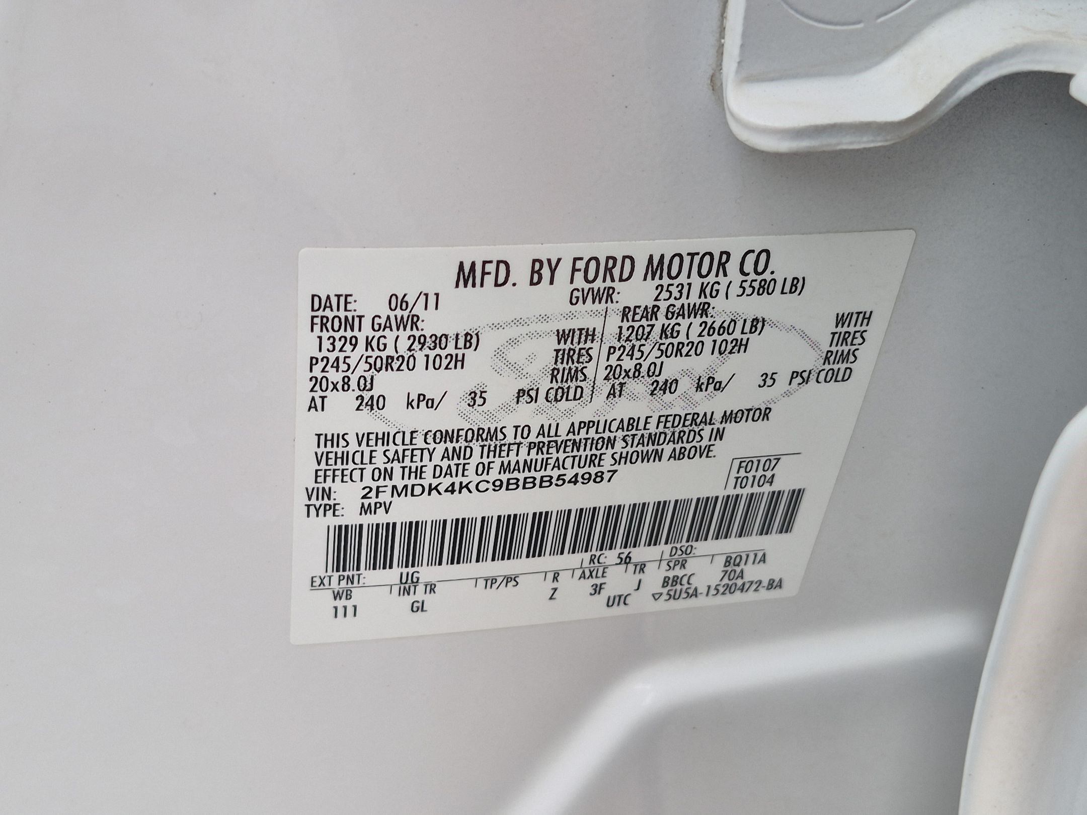 Used 2011 Ford Edge Limited AWD/4WD image 31