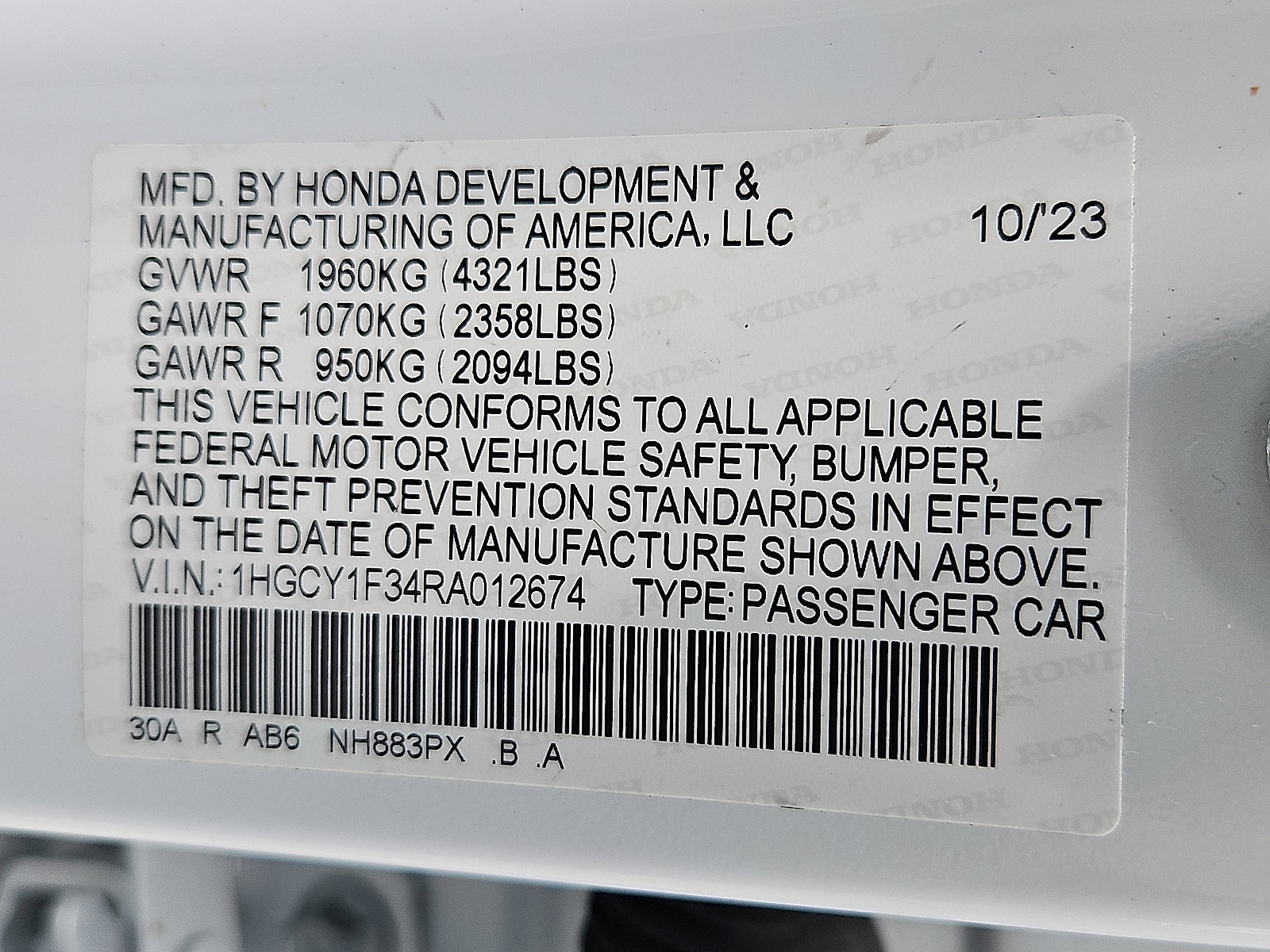 Used 2024 Honda Accord EX image 29