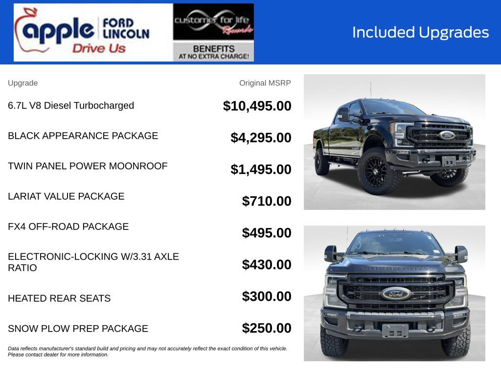 Used 2022 Ford F350 Lariat w/ Black Appearance Package AWD/4WD image 4