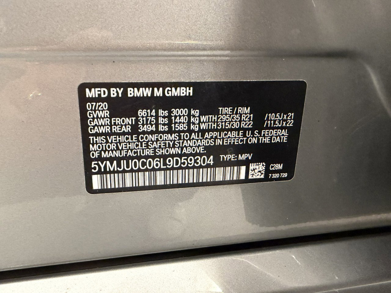 Used 2020 BMW X5 M Competition w/ Executive Package image 72