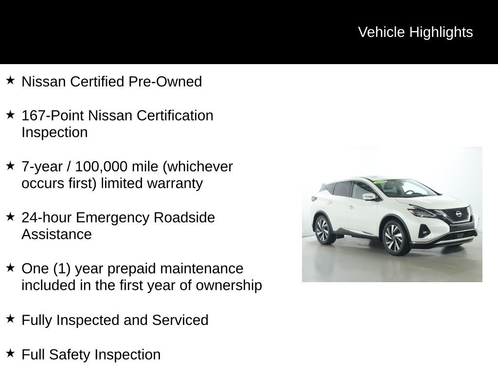 Certified 2023 Nissan Murano SL w/ SL Moonroof Package AWD/4WD image 4
