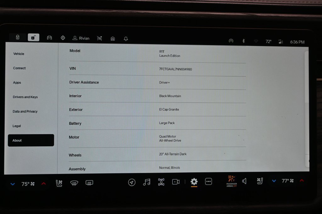 Used 2022 Rivian R1T Launch Edition AWD/4WD image 17