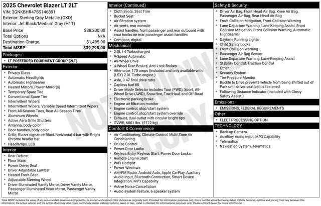 Used 2025 Chevrolet Blazer LT image 5