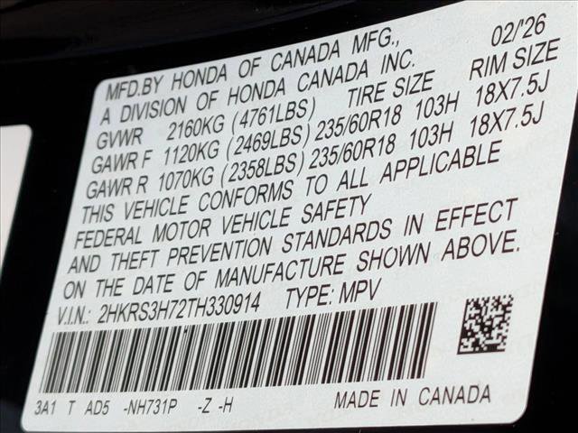 New 2026 Honda CR-V EX-L image 16