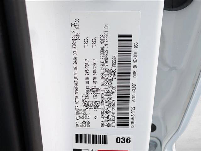 New 2026 Toyota Tacoma SR5 image 28