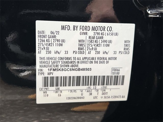 Used 2022 Ford Explorer ST w/ Equipment Group 401A image 19