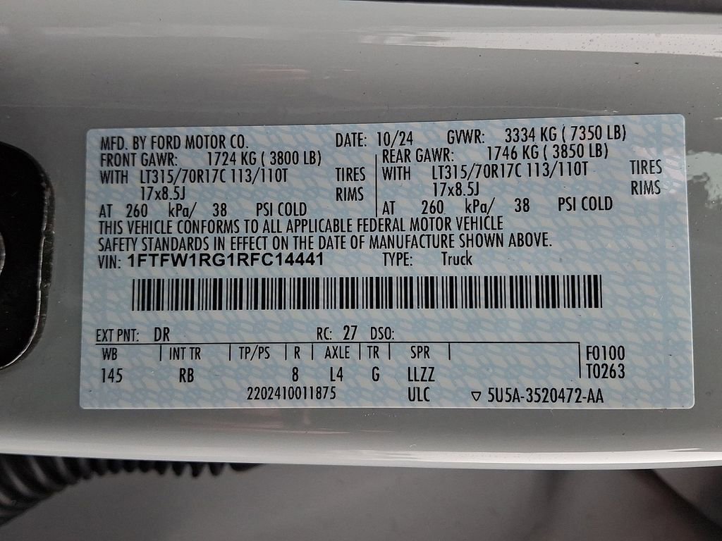 Certified 2024 Ford F150 Raptor image 32