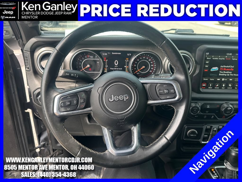Used 2018 Jeep Wrangler Unlimited Sahara w/ Uconnect 4C Nav & Sound Group AWD/4WD image 13
