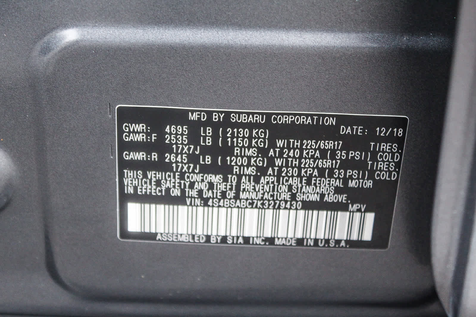 Used 2019 Subaru Outback 2.5i image 29