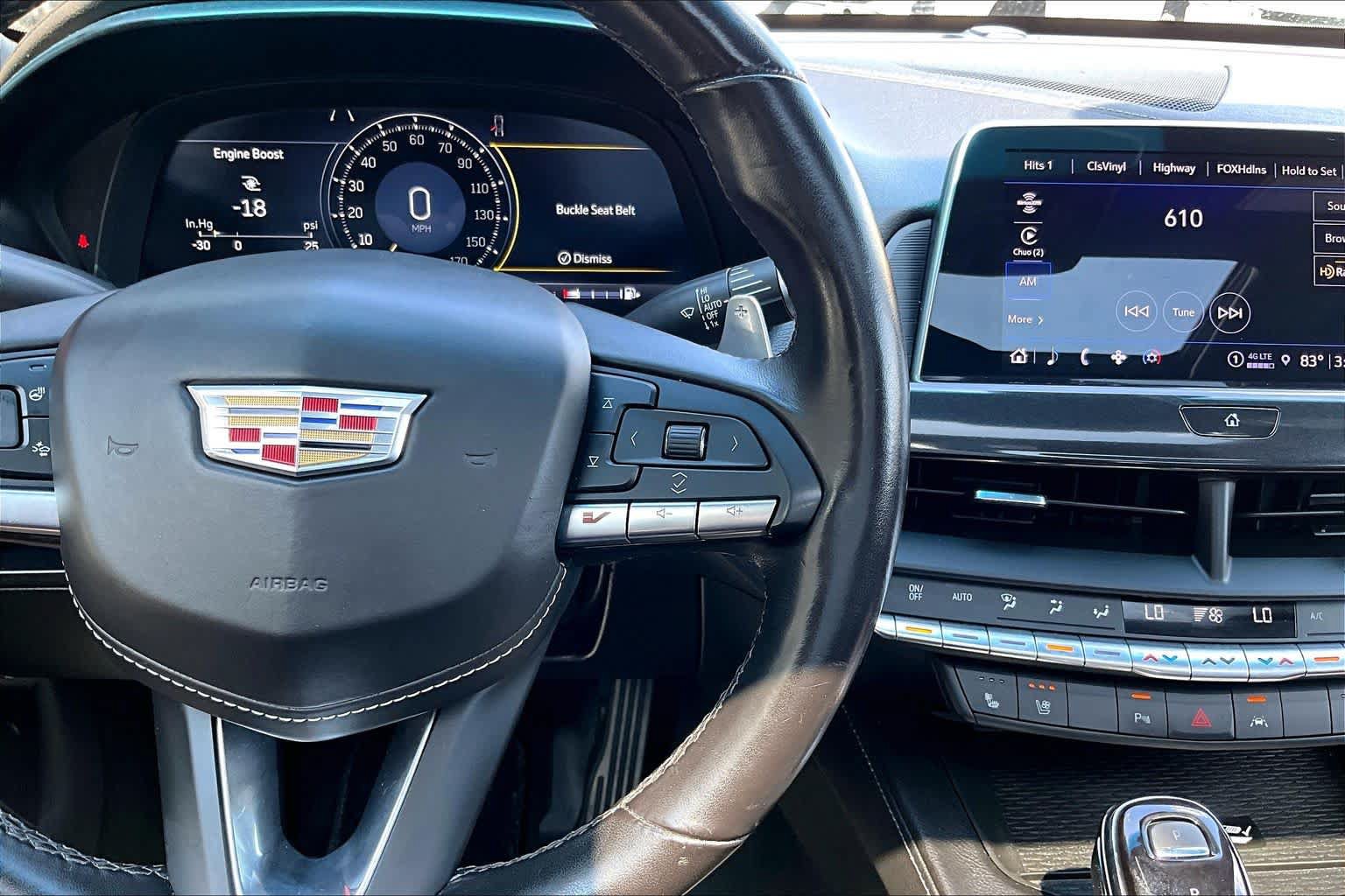 Used 2022 Cadillac CT4 V w/ Technology Package RWD image 49