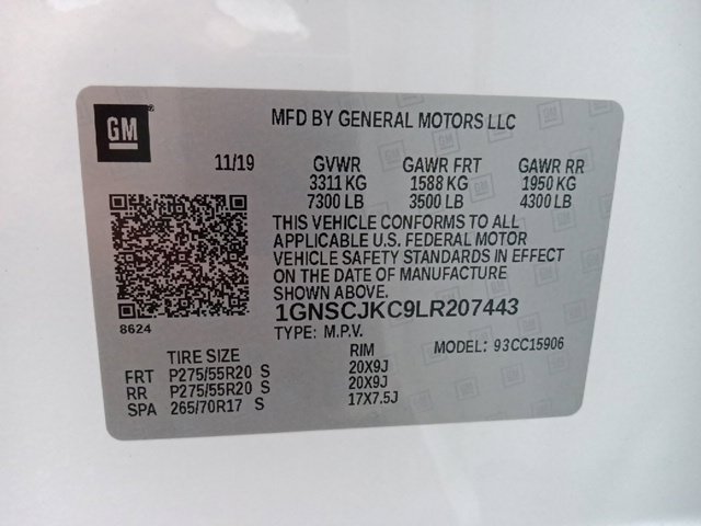 Used 2020 Chevrolet Suburban Premier RWD image 42