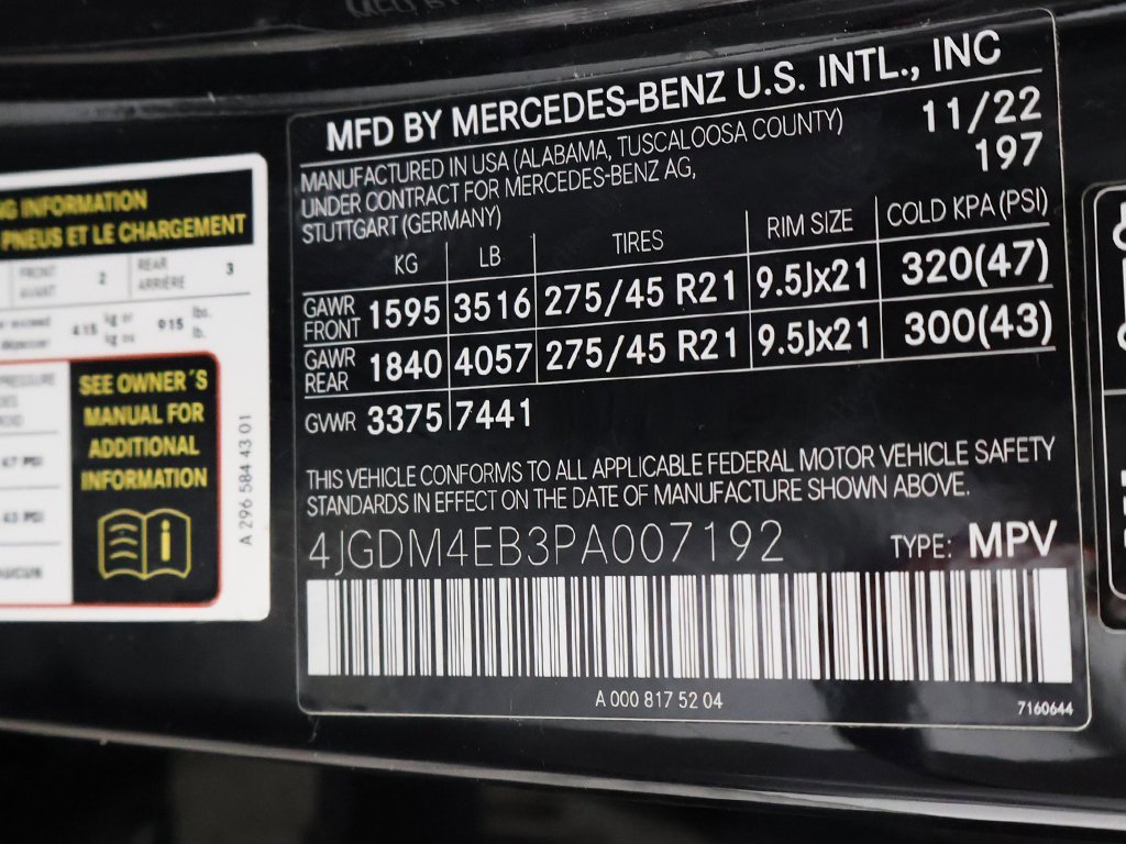 Used 2023 Mercedes-Benz EQS 580 4MATIC SUV image 47