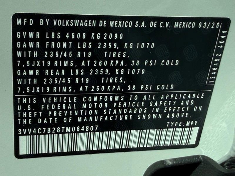 New 2026 Volkswagen Taos SEL AWD/4WD image 15