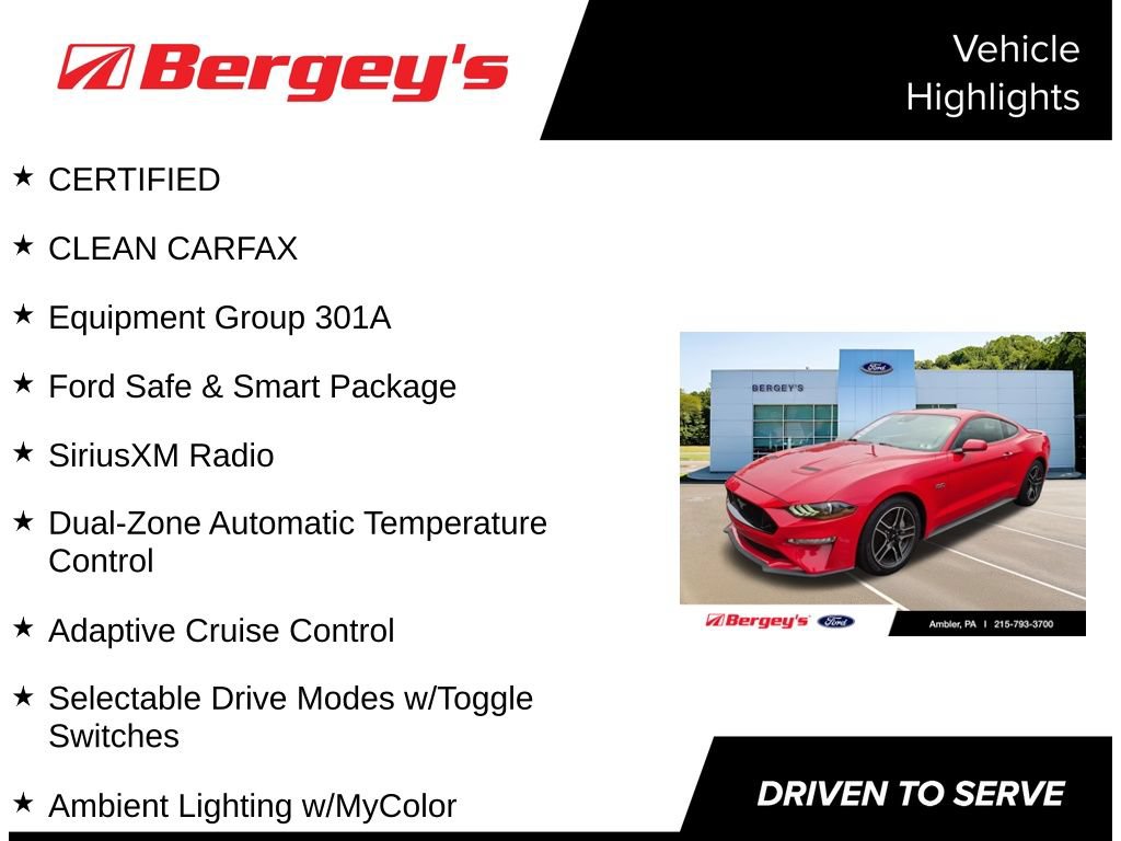 Certified 2021 Ford Mustang GT w/ Equipment Group 301A RWD image 5