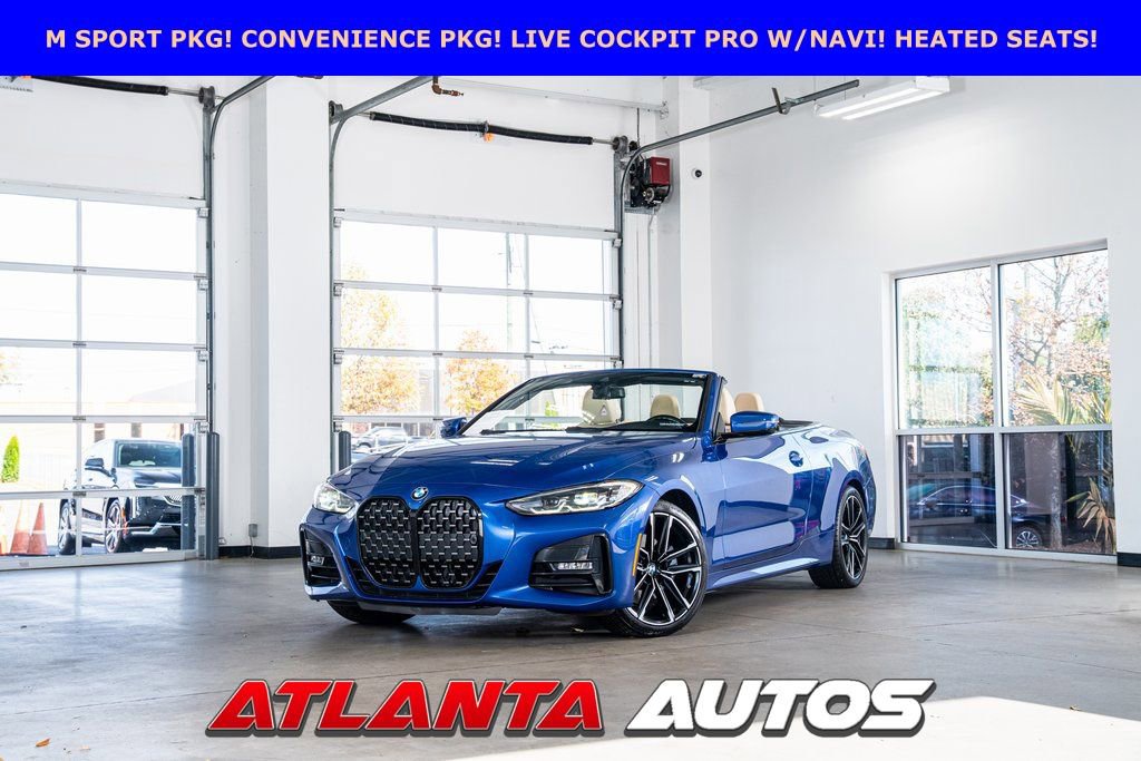 Used 2022 BMW 430i xDrive Convertible w/ M Sport Package image 1