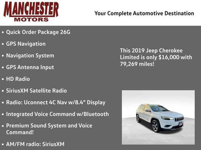 Used 2019 Jeep Cherokee Limited image 2