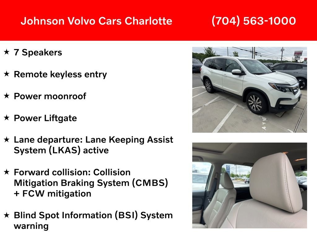 Used 2019 Honda Pilot EX-L image 3