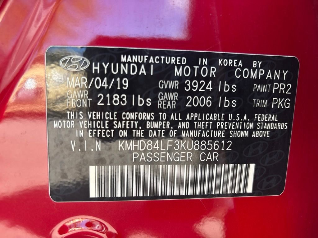 Used 2019 Hyundai Elantra Value Edition FWD image 10