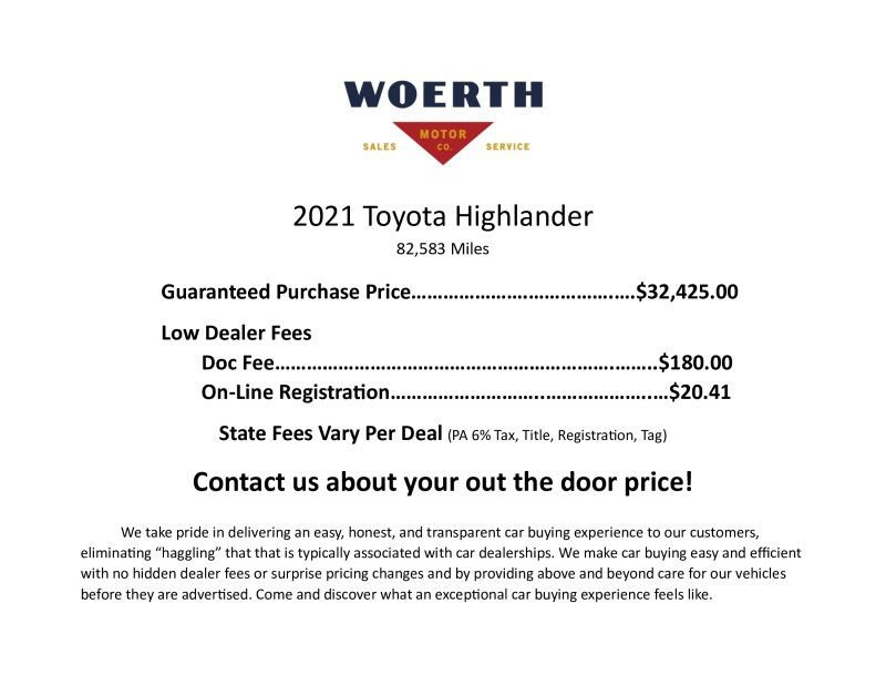 Used 2021 Toyota Highlander XLE image 3