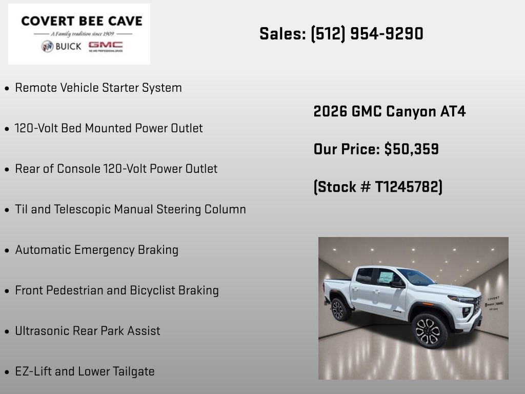 New 2026 GMC Canyon AT4 w/ AT4 Premium Package AWD/4WD image 36