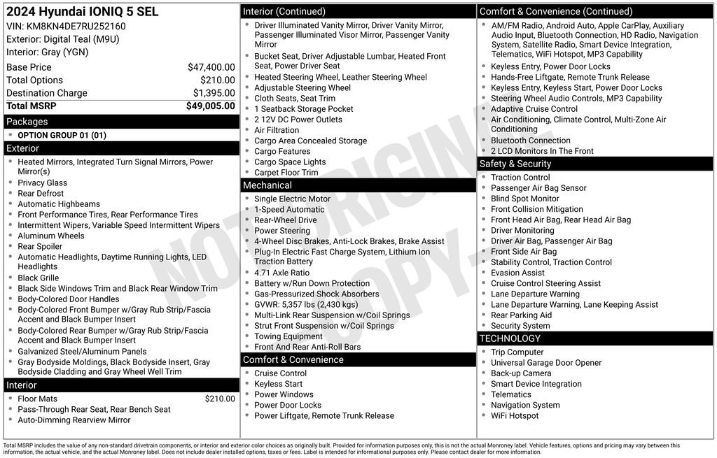 Certified 2024 Hyundai Ioniq 5 SEL RWD image 6