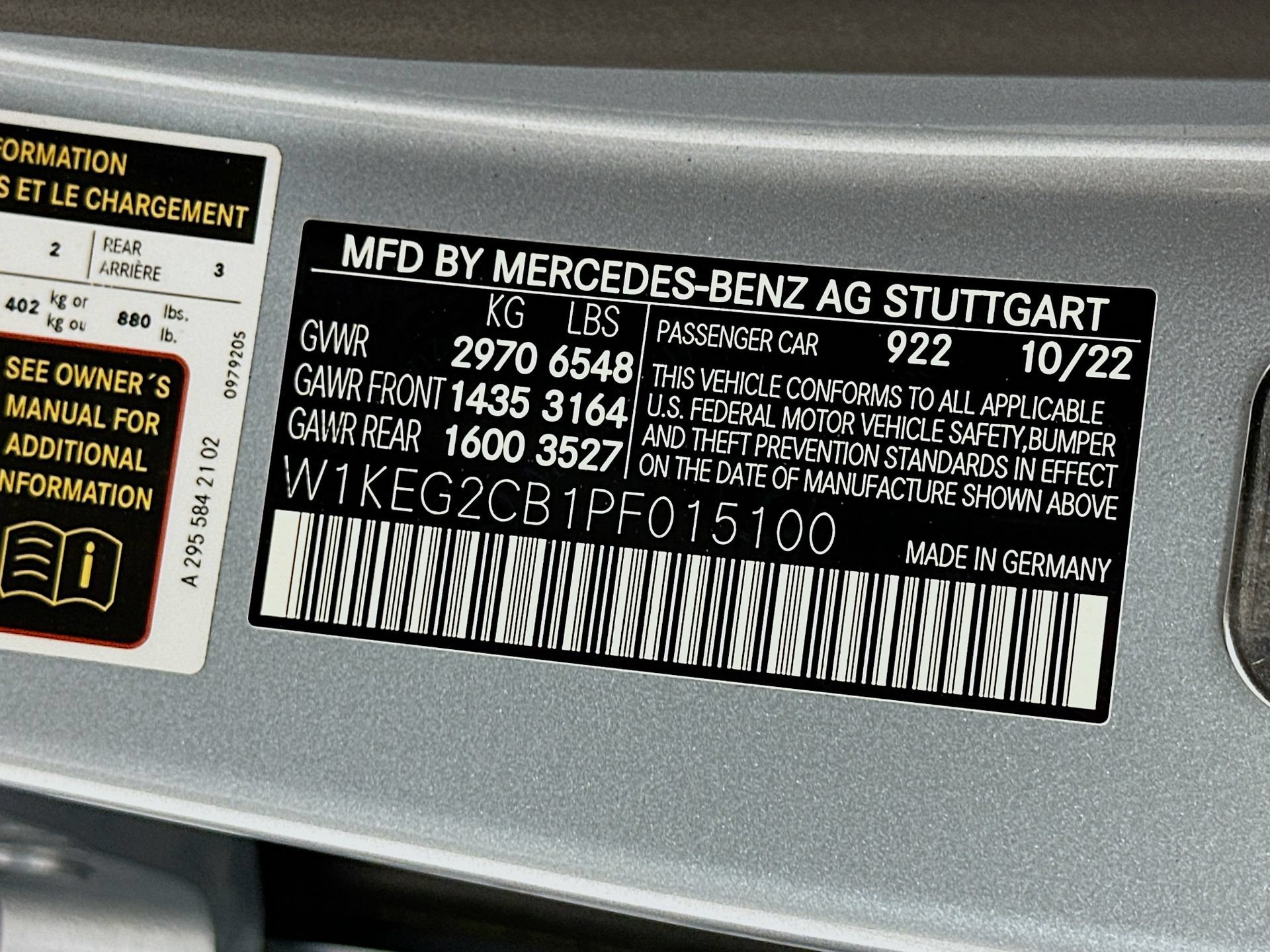 Certified 2023 Mercedes-Benz EQE 500 4MATIC Sedan image 33