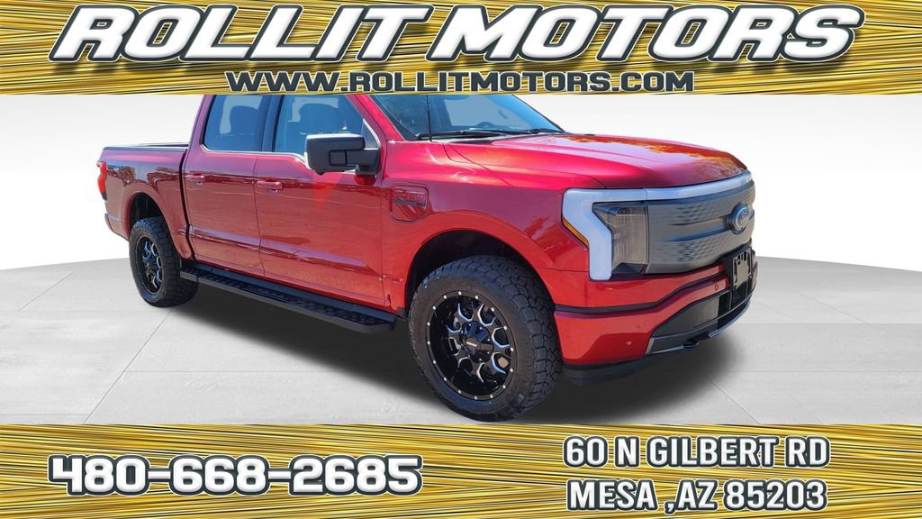 Used 2023 Ford F150 Lightning XLT w/ Equipment Group 312A High image 1
