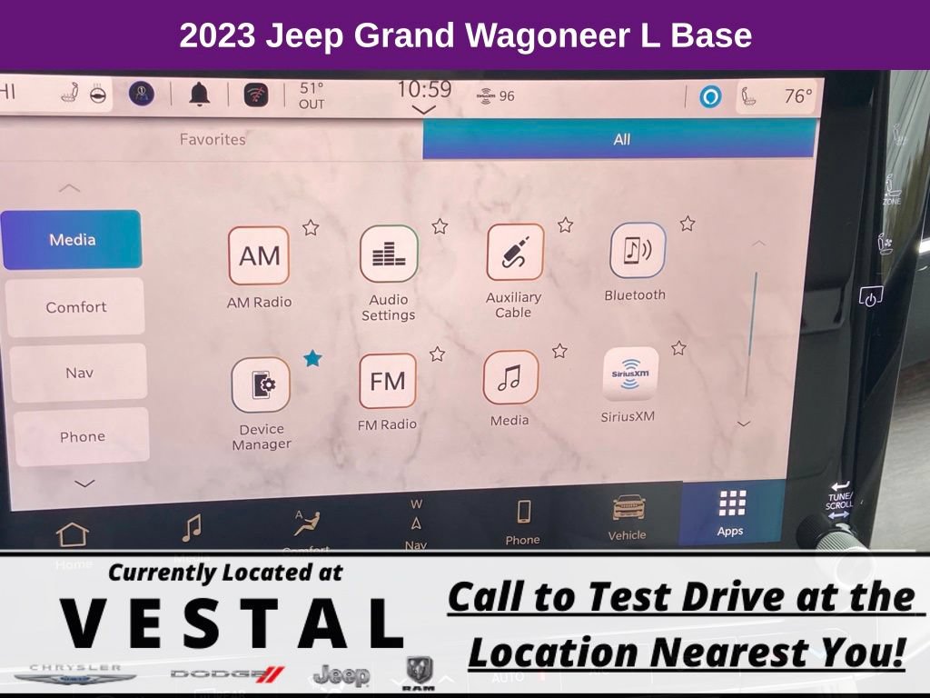 New 2023 Jeep Grand Wagoneer L 4WD image 36