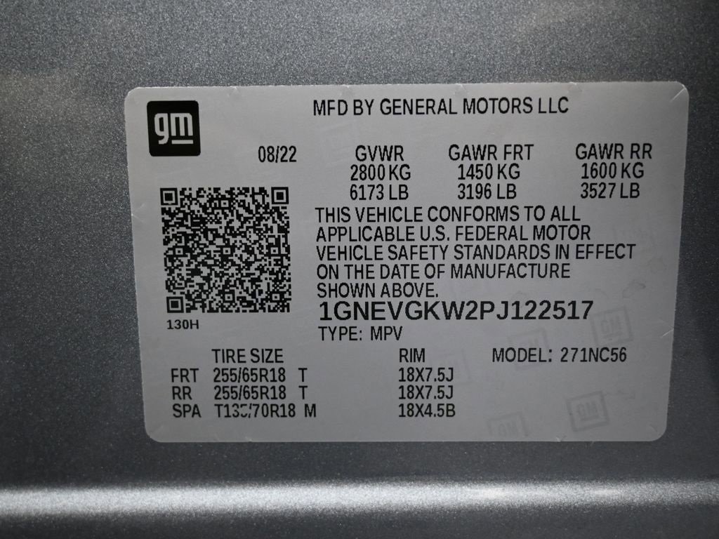 Used 2023 Chevrolet Traverse LT w/ LPO, Floor Liner Package image 46