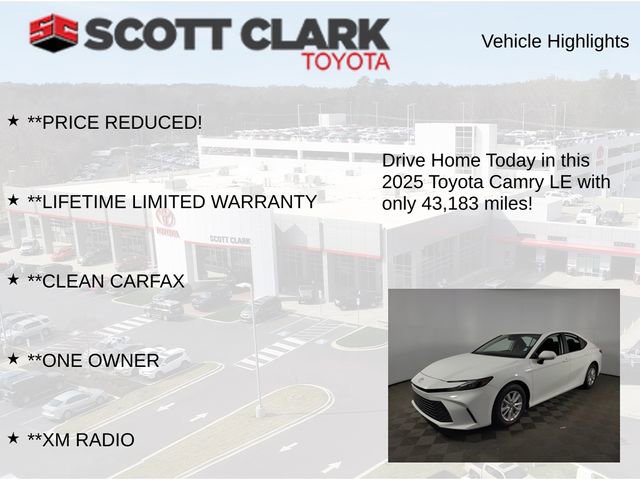 Used 2025 Toyota Camry LE FWD image 12