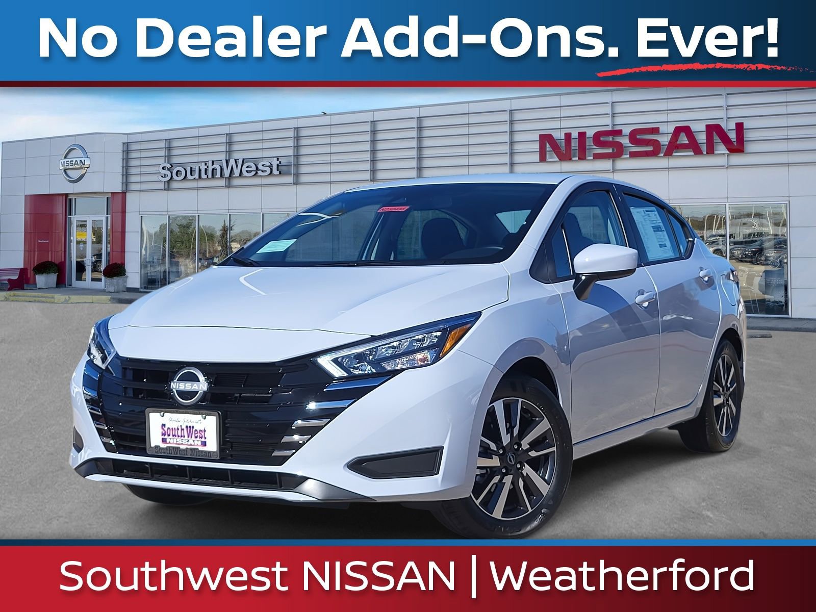 New 2025 Nissan Versa SV w/ Trunk Package image 1