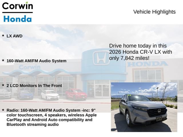 Used 2026 Honda CR-V LX image 6