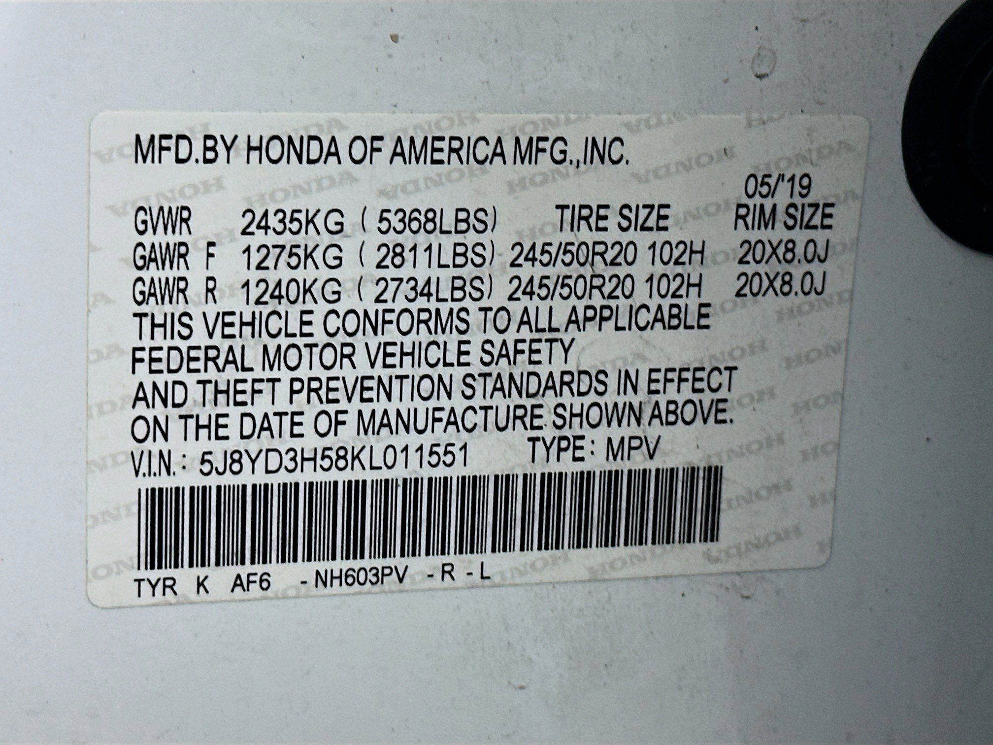 Used 2019 Acura MDX FWD w/ Technology Package image 12