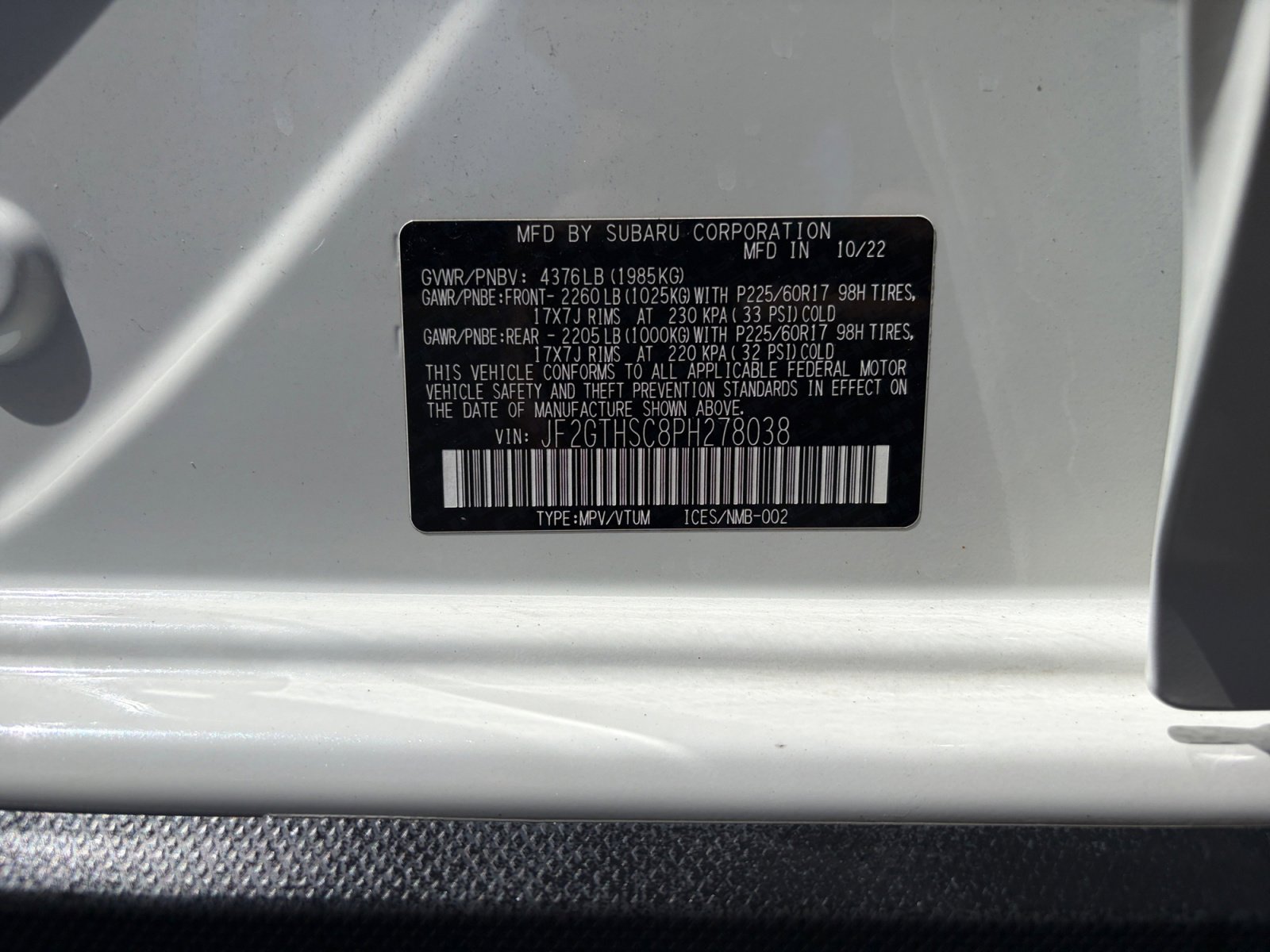 Used 2023 Subaru Crosstrek 2.5i Sport AWD/4WD image 25