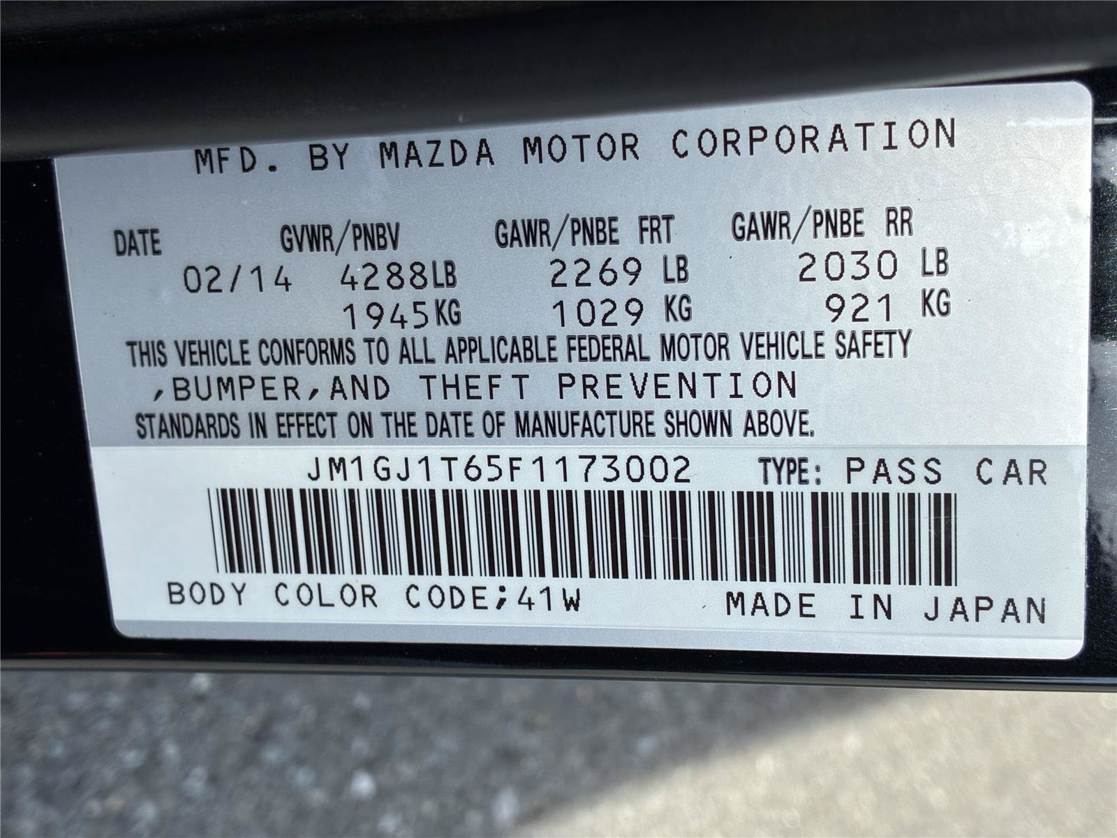 Used 2015 MAZDA MAZDA6 Touring w/ Touring Technology Package FWD image 26
