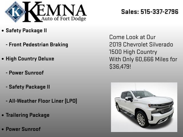 Used 2019 Chevrolet Silverado 1500 High Country image 13