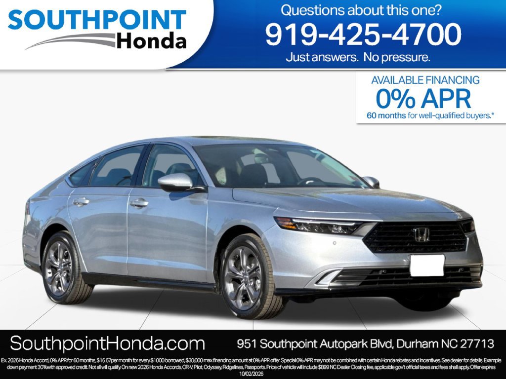 New 2026 Honda Accord EX-L
